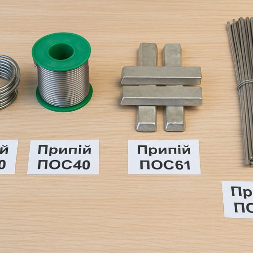 Види та типи припою